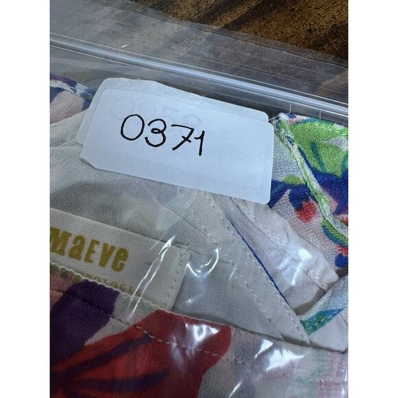 ANTHROPOLOGIE + MAEVE St Lucia Tank Top‎ Womens Sz L Cottagecore Fairy Feminine - Picture 9 of 10